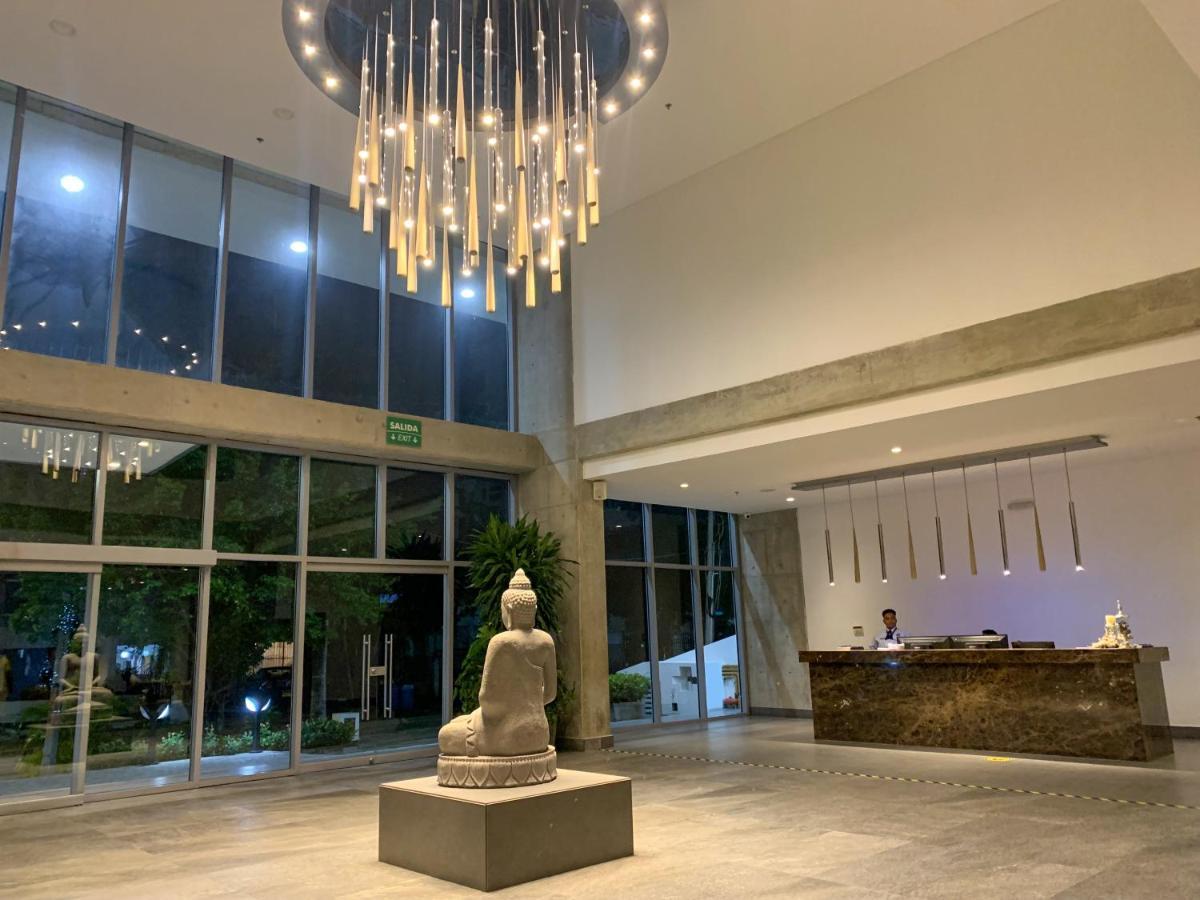 CartagenaOceanview Escape Pool, Jacuzzi & Gym In Bocagrandeアパートメント エクステリア 写真